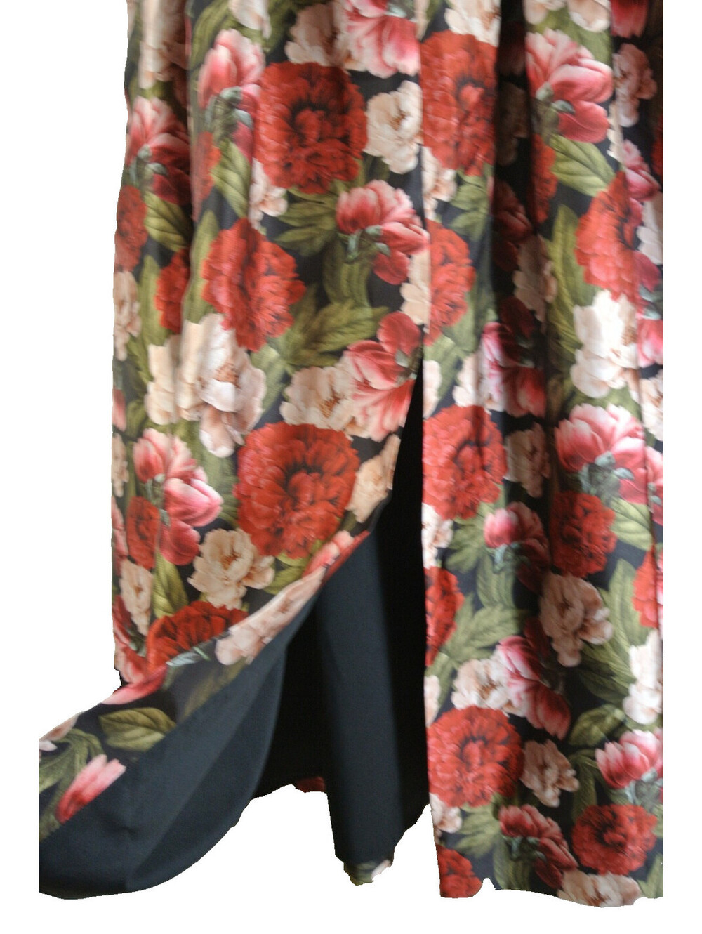 NEW Sachin & Babi Brooke Pleated Floral-Print Mikado Gown Sz 8 #LD530 - Picture 6 of 11